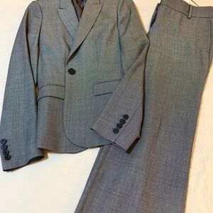 J. Crew Gray Women's Tailored Two-Piece Trousers Set